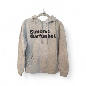 Vintage Simon & Garfunkel Top Hoodie Delta Fleece Unisex Small Pullover